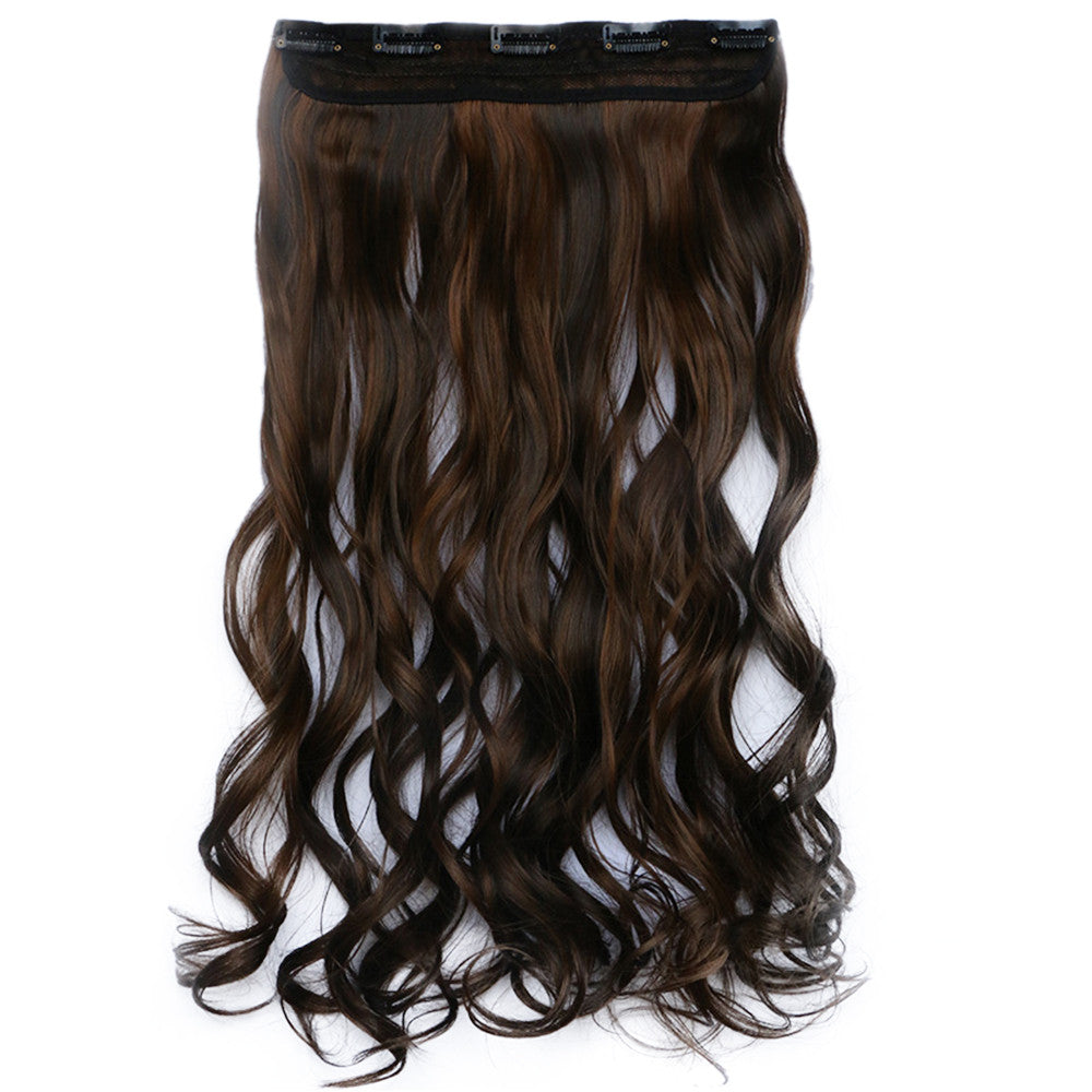 120g One Piece 5 Cards Hair Extension Wig     8H27