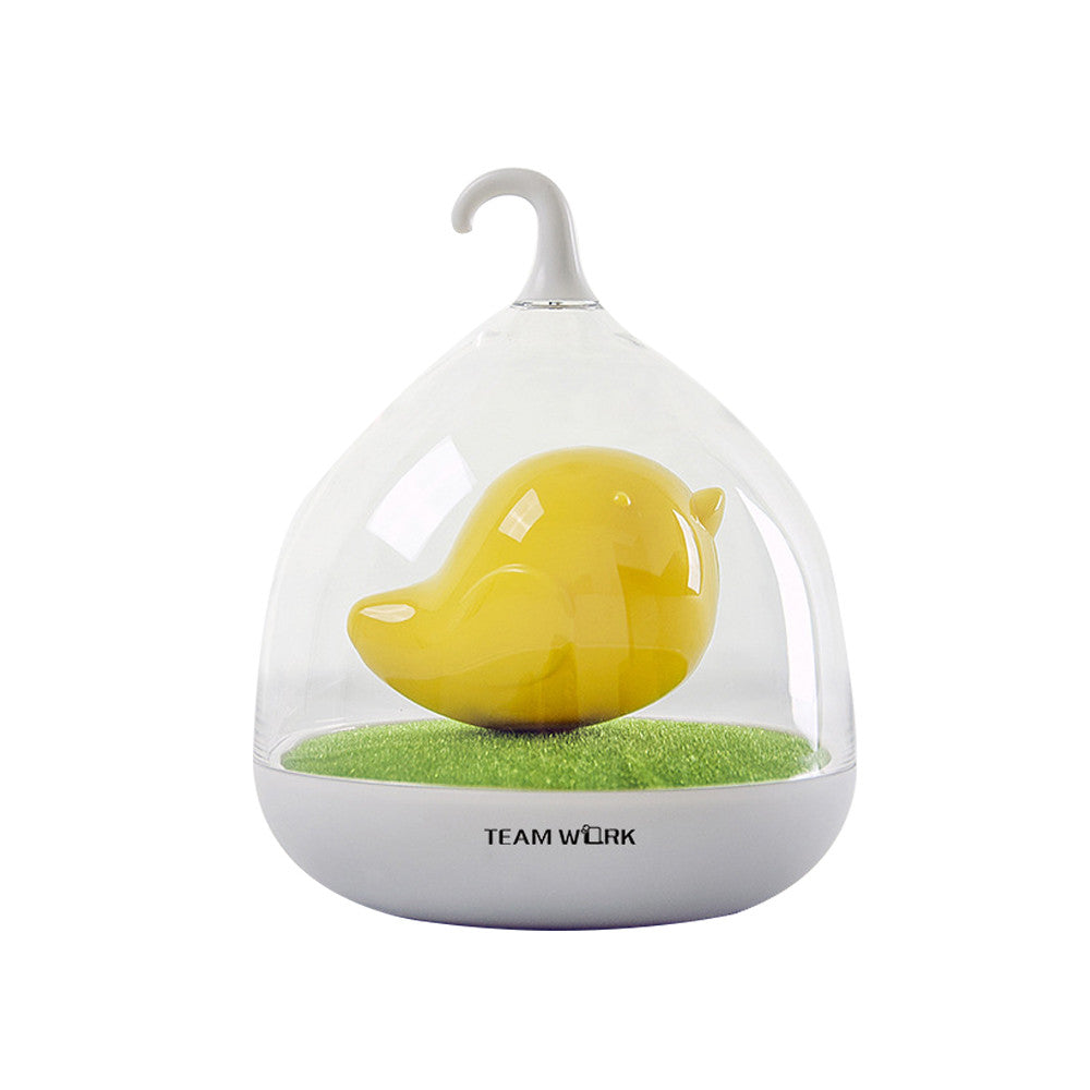 Bird Cage Lamp Touch Lamp Small Night lamp Bird Lantern Cage Lamp Led Light Yellow - Mega Save Wholesale & Retail - 1