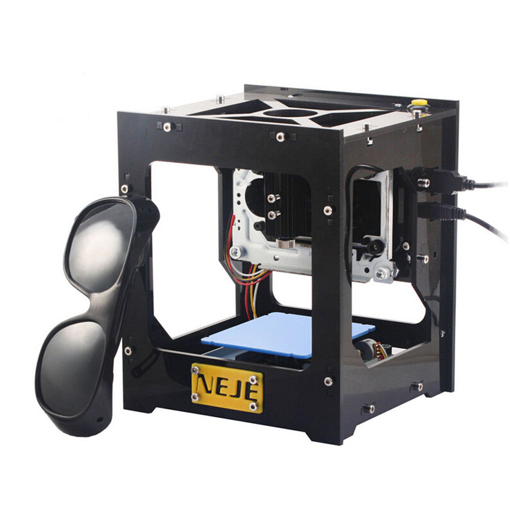 500MW USB Laser Engraver Box with CNC DIY Laser Printing Facility in Black Design - Mega Save Wholesale & Retail