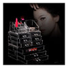 Makeup Cosmetics Jewelry Organizer Clear Acrylic 9 Drawers Lipstick Display Box Storage - Mega Save Wholesale & Retail - 3