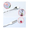 10pcs Stainless Steel Double-sided Nonmagnetic Bartender Spoon Fork 9 inch - Mega Save Wholesale & Retail - 4