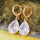 Water-drop Zircon Earrings    A white - Mega Save Wholesale & Retail - 2