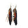 AliExpress Ebey sources of foreign trade fashion Boximiya multicolor meters living feather earrings wholesale   BLACK - Mega Save Wholesale & Retail - 1