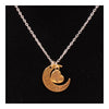 X329 love Valentine's Day love couple of European and American moon necklace ebay jewelry supply   GOLDEN BROTHER - Mega Save Wholesale & Retail - 1