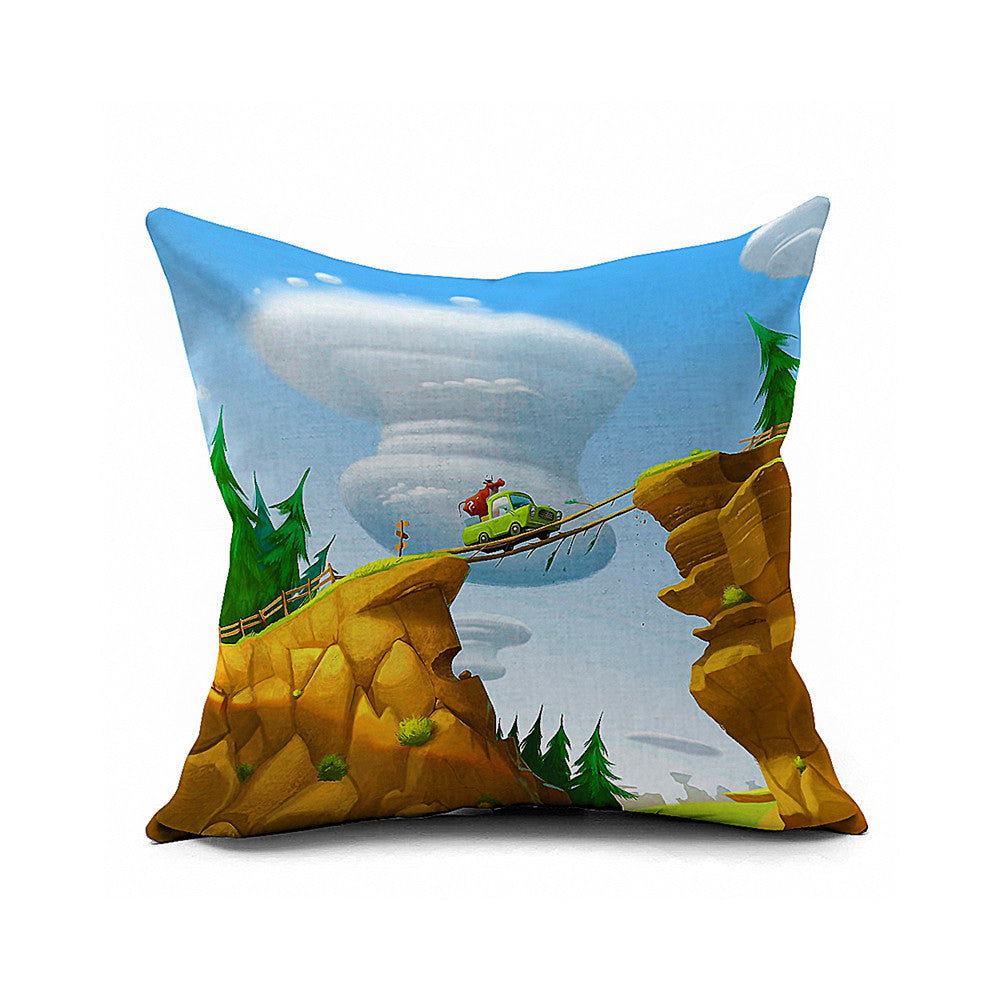 Cotton Flax Pillow Cushion Cover Comprehensive    BZ001 - Mega Save Wholesale & Retail