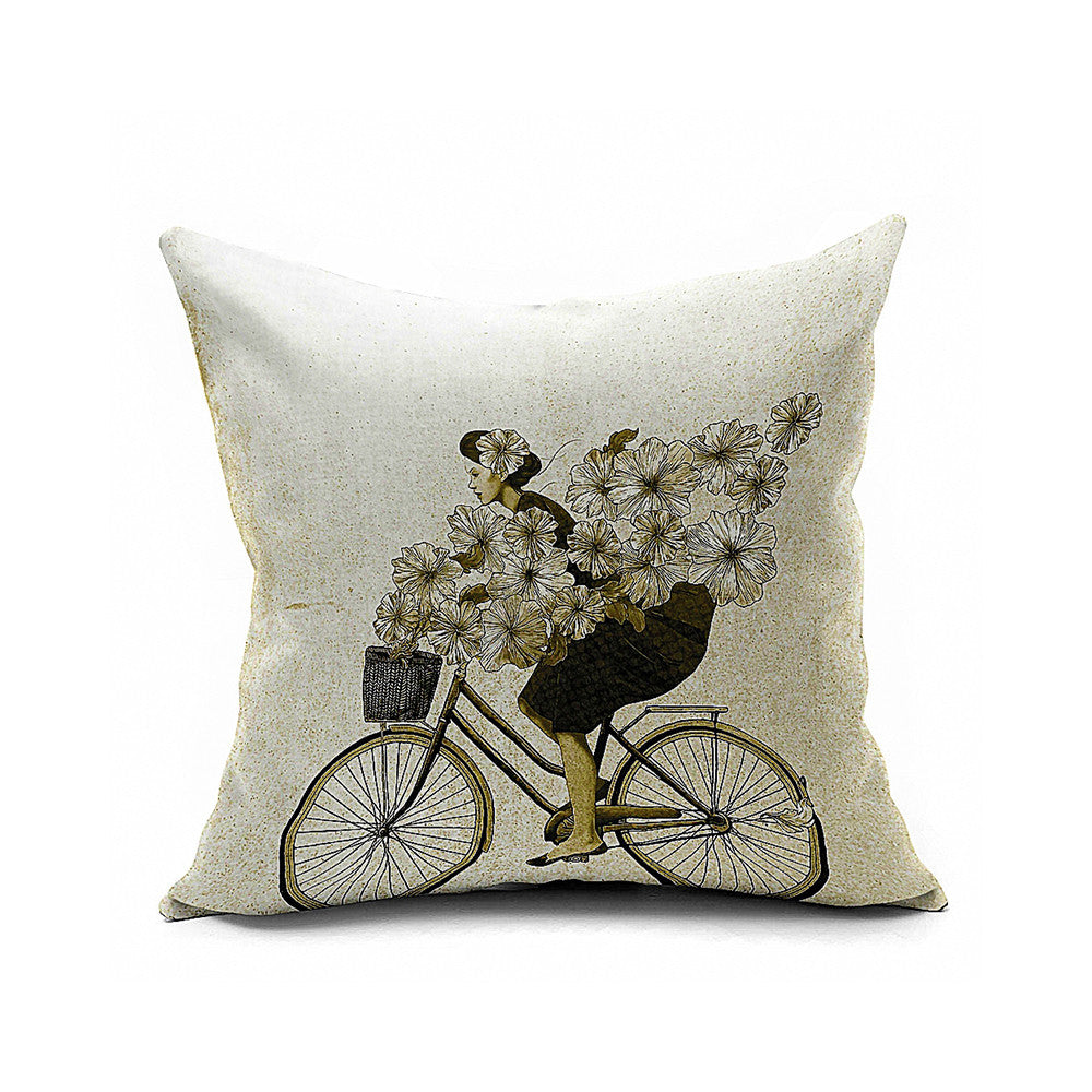 Cotton Flax Pillow Cushion Cover Comprehensive    BZ005 - Mega Save Wholesale & Retail