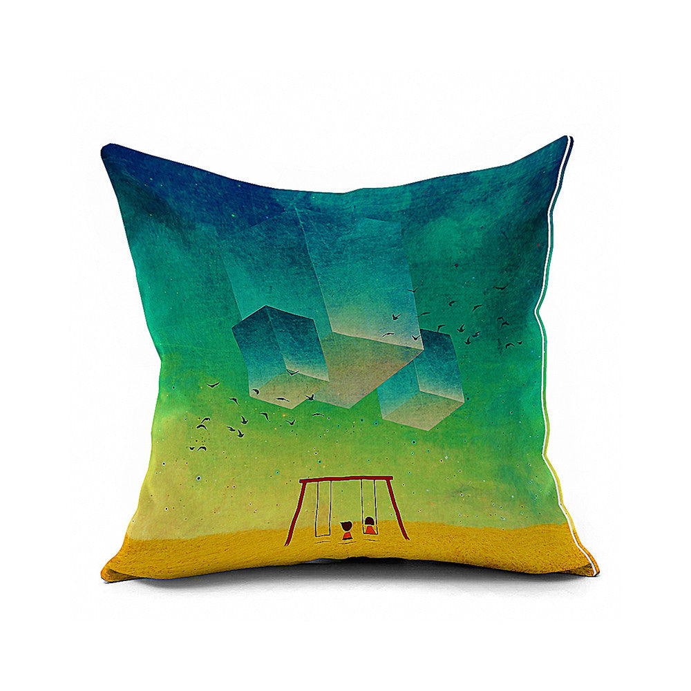 Cotton Flax Pillow Cushion Cover Comprehensive    BZ026 - Mega Save Wholesale & Retail