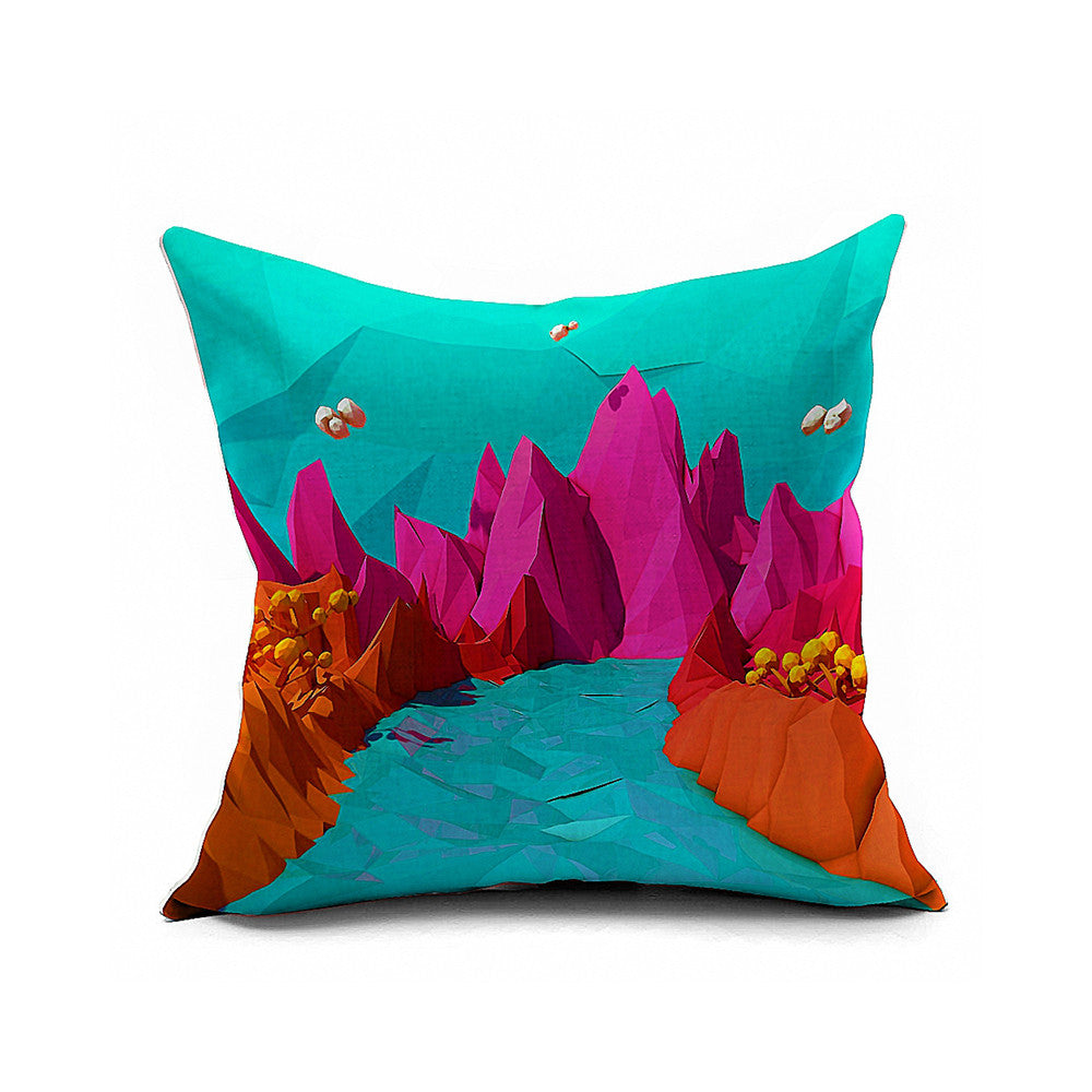 Cotton Flax Pillow Cushion Cover Comprehensive    BZ069 - Mega Save Wholesale & Retail