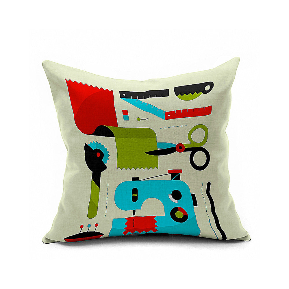 Cotton Flax Pillow Cushion Cover Comprehensive    BZ133 - Mega Save Wholesale & Retail