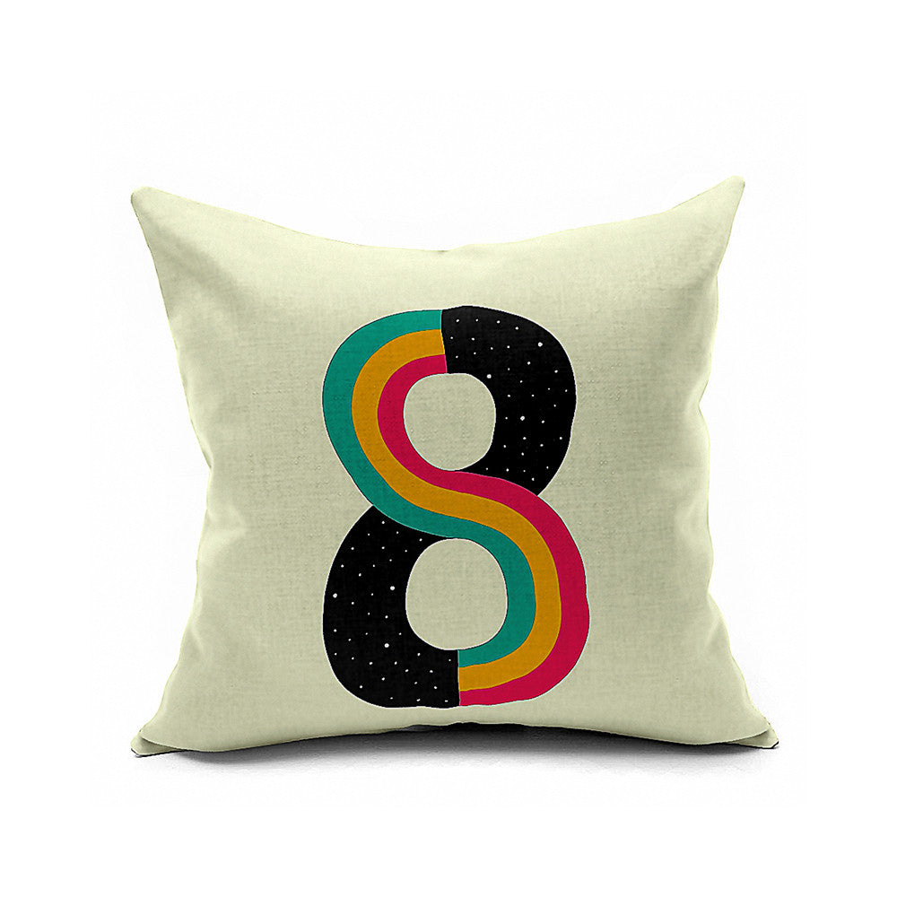 Cotton Flax Pillow Cushion Cover Comprehensive    BZ153 - Mega Save Wholesale & Retail
