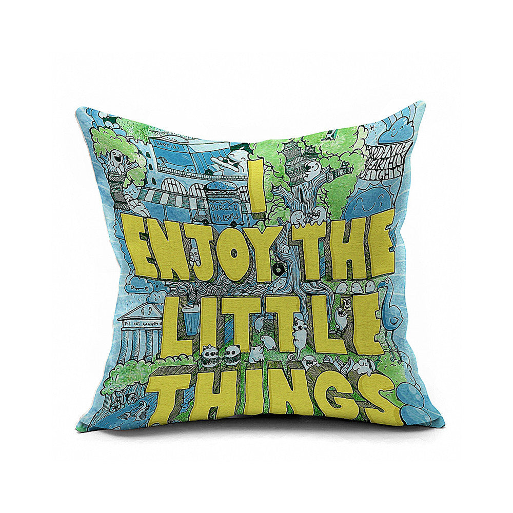 Cotton Flax Pillow Cushion Cover Comprehensive    BZ191 - Mega Save Wholesale & Retail