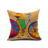 Cotton Flax Pillow Cushion Cover Comprehensive    BZ198 - Mega Save Wholesale & Retail