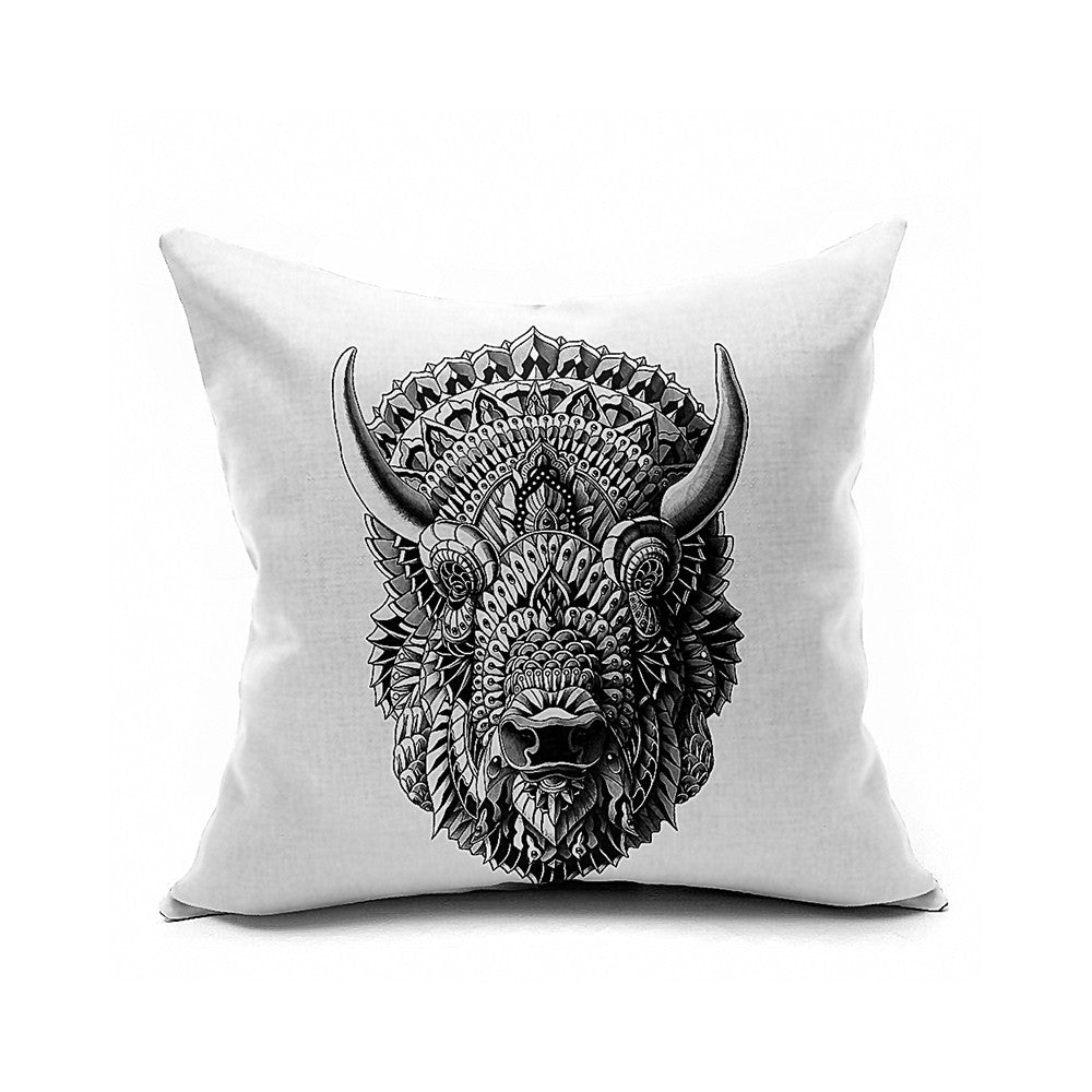 Cotton Flax Pillow Cushion Cover Comprehensive    BZ228 - Mega Save Wholesale & Retail