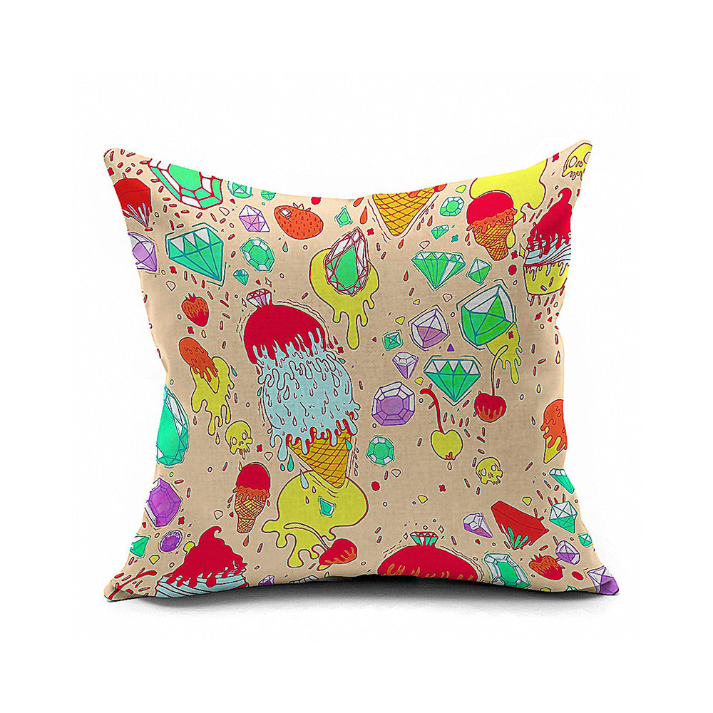 Cotton Flax Pillow Cushion Cover Comprehensive    BZ273 - Mega Save Wholesale & Retail