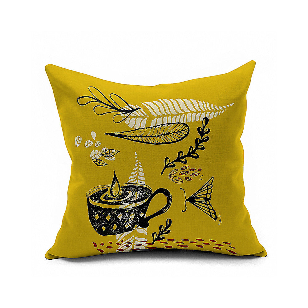 Cotton Flax Pillow Cushion Cover Comprehensive    BZ291 - Mega Save Wholesale & Retail