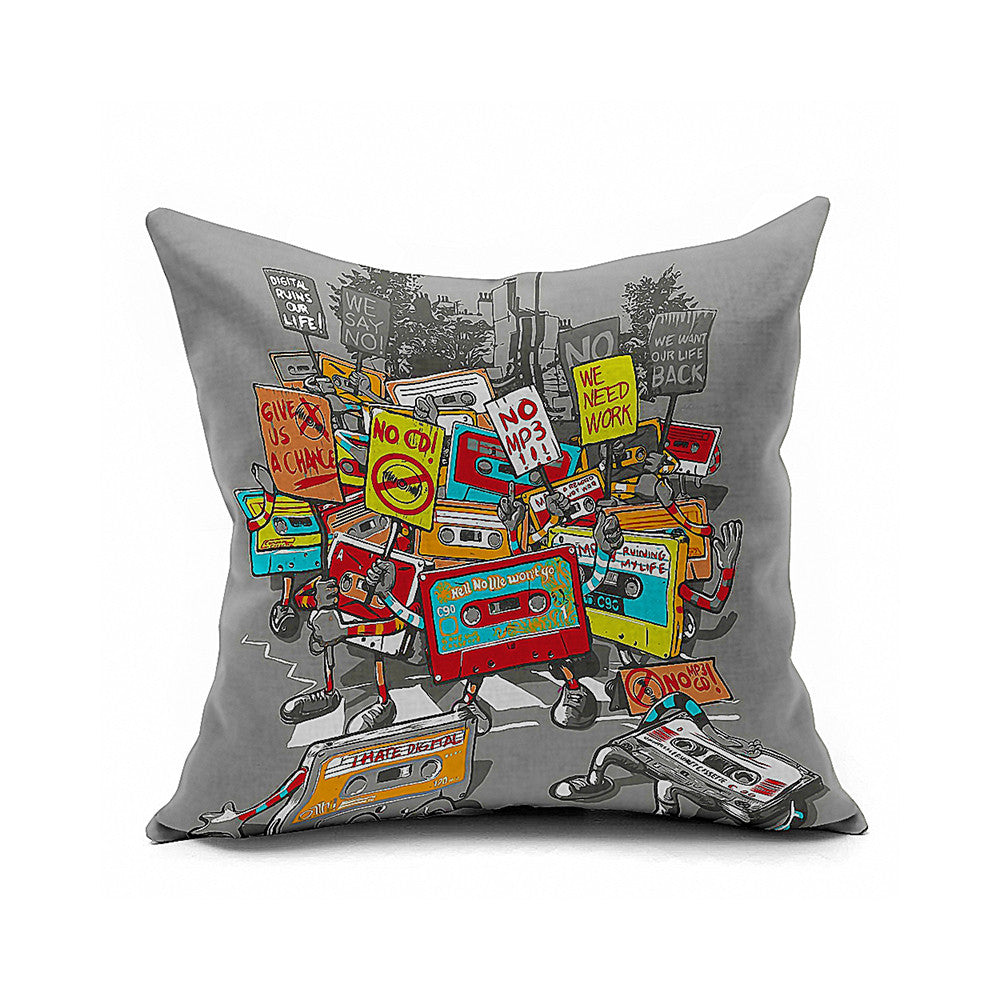 Cotton Flax Pillow Cushion Cover Comprehensive    BZ349 - Mega Save Wholesale & Retail