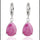 Water-drop Zircon Earrings    B pink - Mega Save Wholesale & Retail - 1