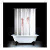 Blood fingerprint Waterproof Bathroom Fabric Shower Curtain Liner 12 Hooks - Mega Save Wholesale & Retail