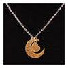 X329 love Valentine's Day love couple of European and American moon necklace ebay jewelry supply   GOLDEN DAUGHTER - Mega Save Wholesale & Retail
