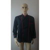 Long Sleeve Classic Kitchen Cook Chef Waiter Waitress Coat Uniform Jacket Black - Mega Save Wholesale & Retail - 2