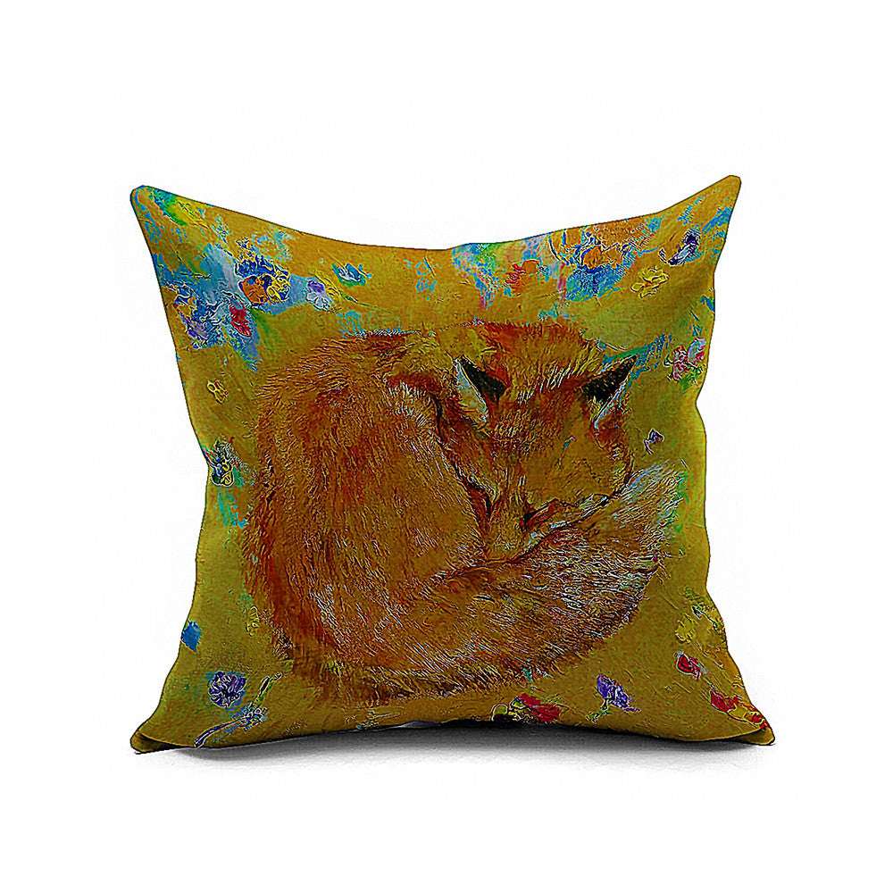 Cotton Flax Pillow Cushion Cover Animal   DW065 - Mega Save Wholesale & Retail