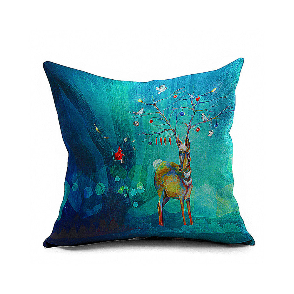 Cotton Flax Pillow Cushion Cover Animal   DW066 - Mega Save Wholesale & Retail