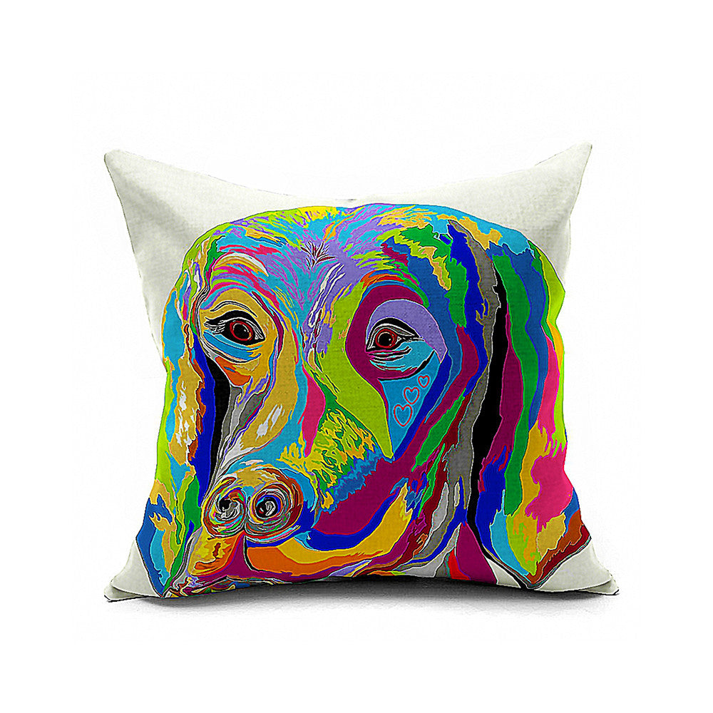 Cotton Flax Pillow Cushion Cover Animal   DW077 - Mega Save Wholesale & Retail