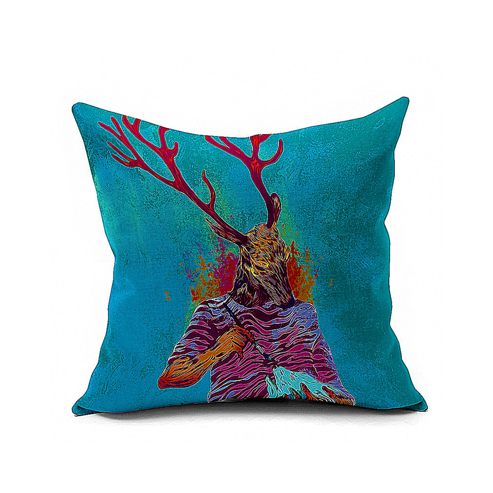 Cotton Flax Pillow Cushion Cover Animal   DW080 - Mega Save Wholesale & Retail