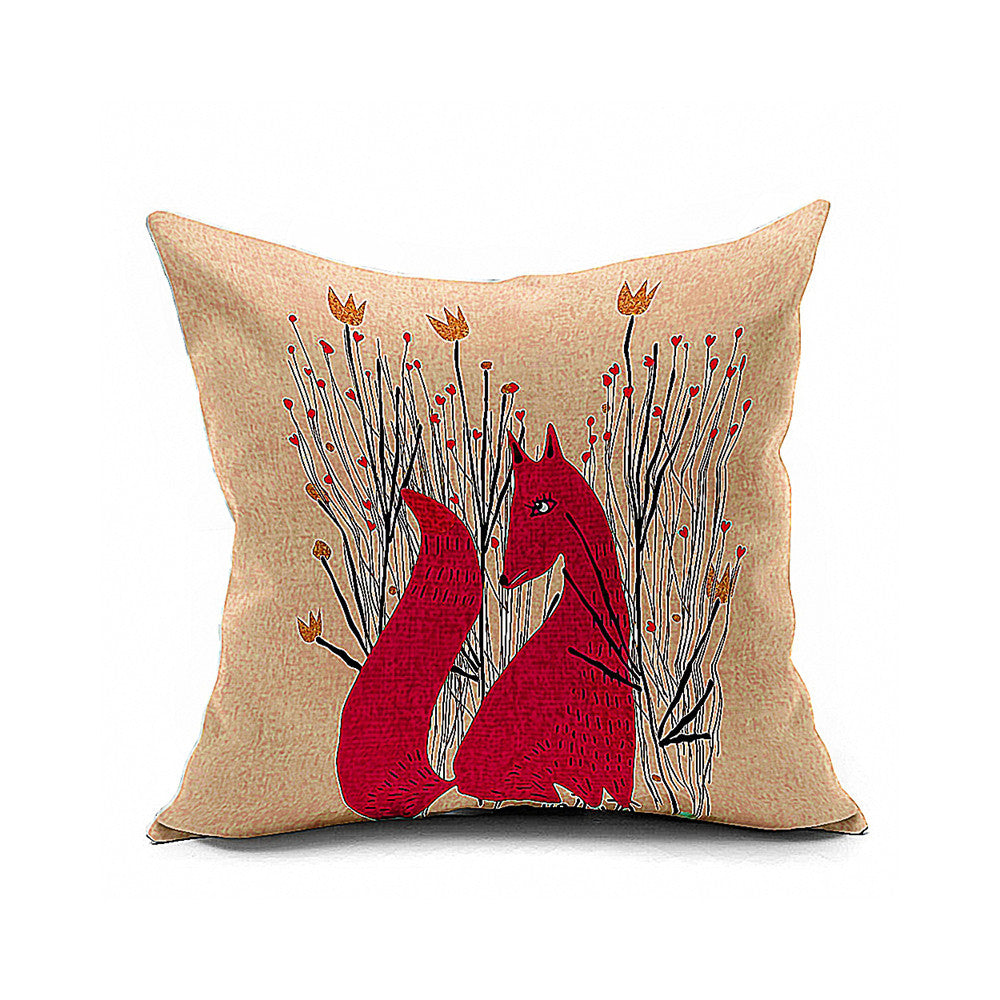 Cotton Flax Pillow Cushion Cover Animal   DW100 - Mega Save Wholesale & Retail