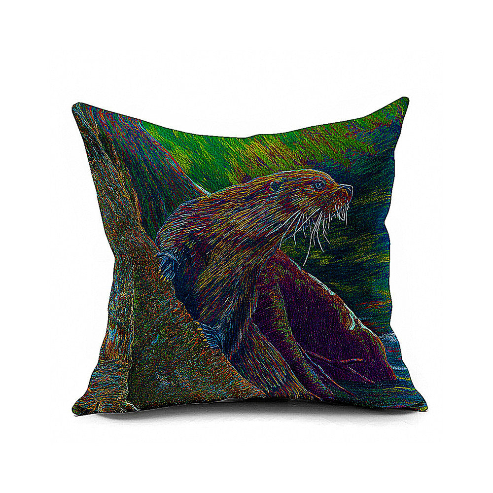 Cotton Flax Pillow Cushion Cover Animal   DW110 - Mega Save Wholesale & Retail