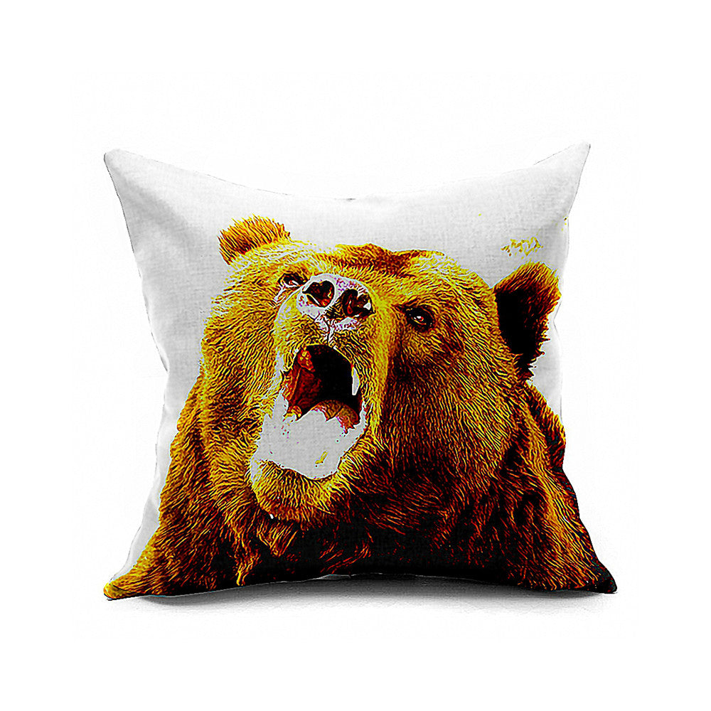 Cotton Flax Pillow Cushion Cover Animal   DW140 - Mega Save Wholesale & Retail