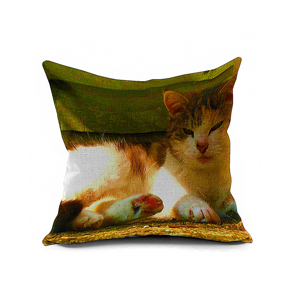 Cotton Flax Pillow Cushion Cover Animal   DW192 - Mega Save Wholesale & Retail