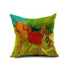 Cotton Flax Pillow Cushion Cover Flower   HD002 - Mega Save Wholesale & Retail