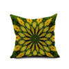 Cotton Flax Pillow Cushion Cover Flower   HD015 - Mega Save Wholesale & Retail