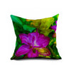 Cotton Flax Pillow Cushion Cover Flower   HD028 - Mega Save Wholesale & Retail