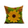 Cotton Flax Pillow Cushion Cover Flower   HD116 - Mega Save Wholesale & Retail