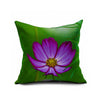 Cotton Flax Pillow Cushion Cover Flower   HD118 - Mega Save Wholesale & Retail