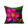 Cotton Flax Pillow Cushion Cover Flower   HD132 - Mega Save Wholesale & Retail