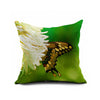 Cotton Flax Pillow Cushion Cover Flower   HD139 - Mega Save Wholesale & Retail
