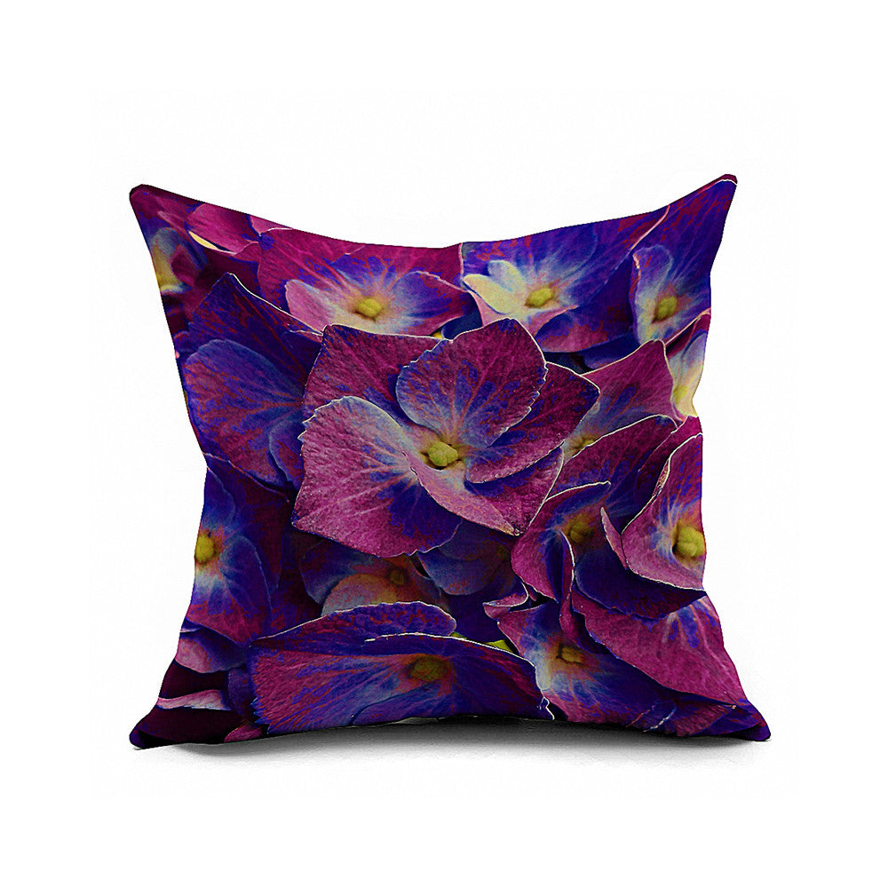 Cotton Flax Pillow Cushion Cover Flower   HD159 - Mega Save Wholesale & Retail