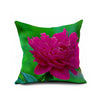 Cotton Flax Pillow Cushion Cover Flower   HD169 - Mega Save Wholesale & Retail