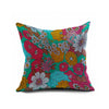 Cotton Flax Pillow Cushion Cover Flower   HD185 - Mega Save Wholesale & Retail