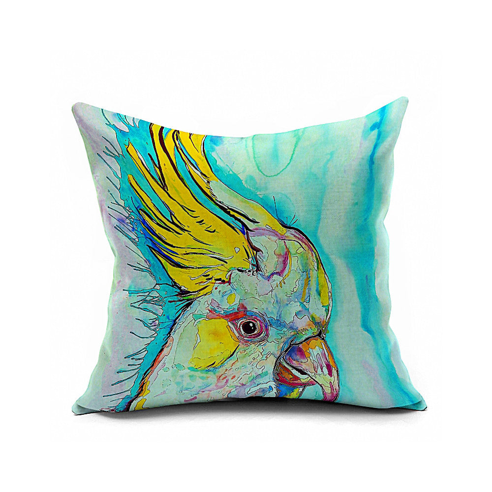 Cotton Flax Pillow Cushion Cover Flower Bird   HN005 - Mega Save Wholesale & Retail