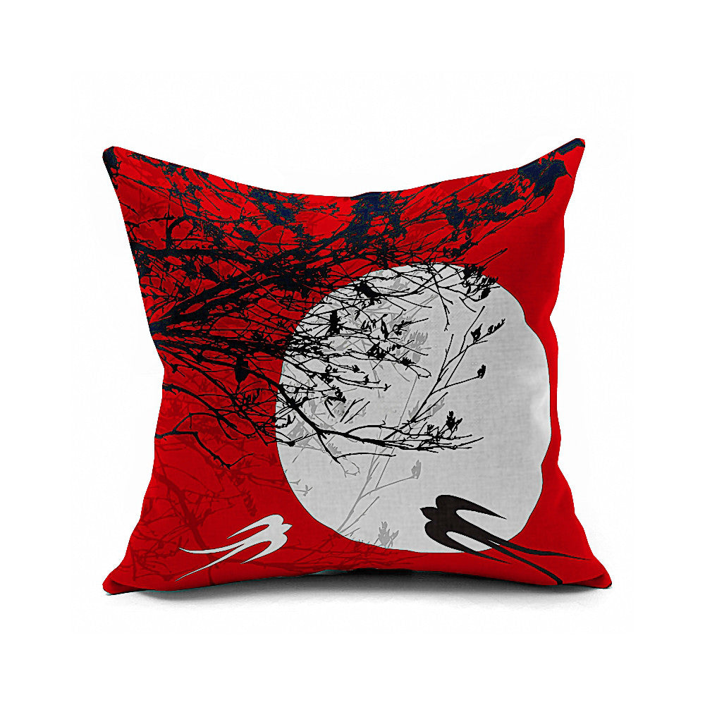 Cotton Flax Pillow Cushion Cover Flower Bird   HN019 - Mega Save Wholesale & Retail