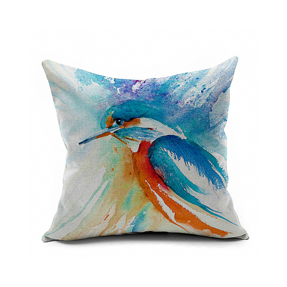 Cotton Flax Pillow Cushion Cover Flower Bird   HN033 - Mega Save Wholesale & Retail