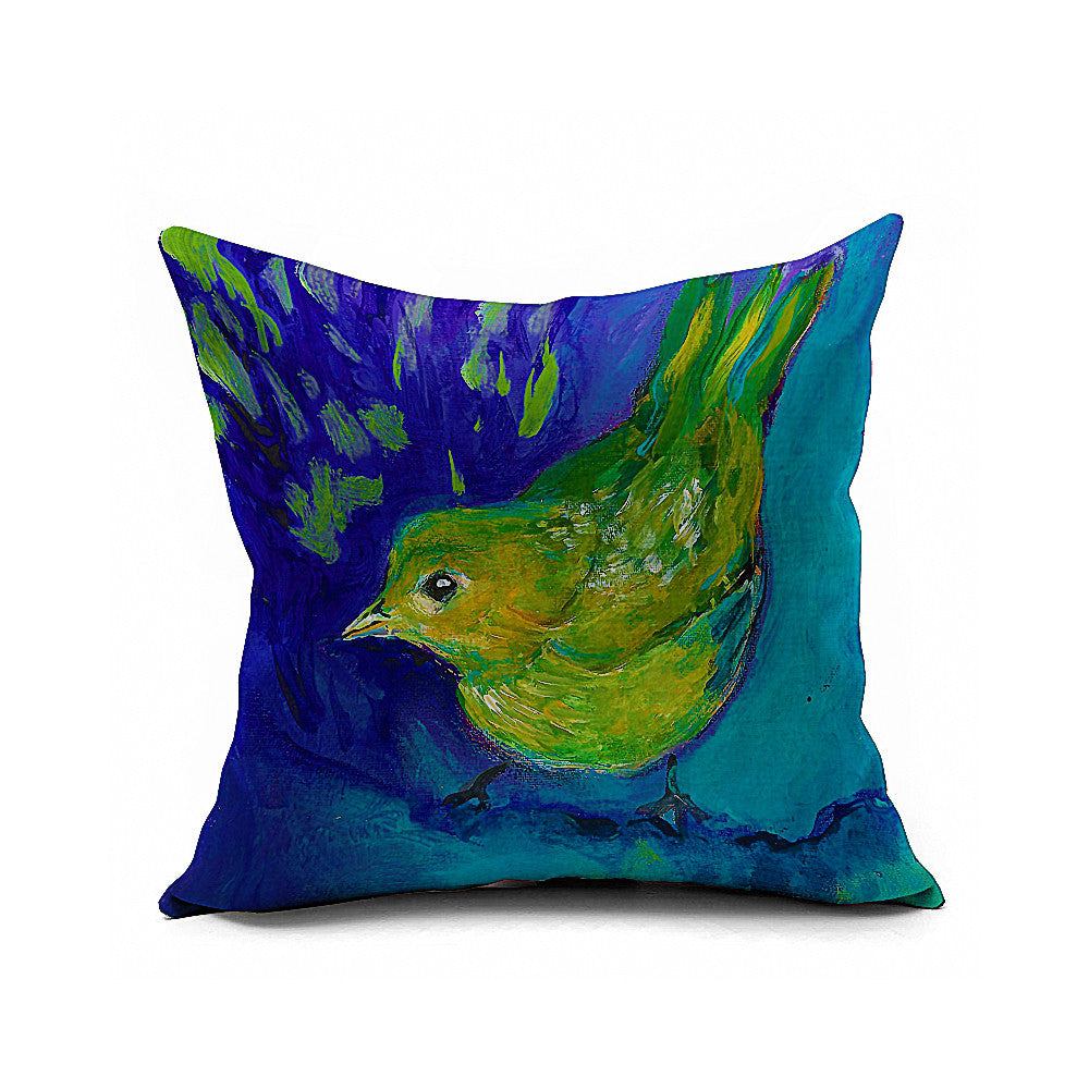 Cotton Flax Pillow Cushion Cover Flower Bird   HN059 - Mega Save Wholesale & Retail