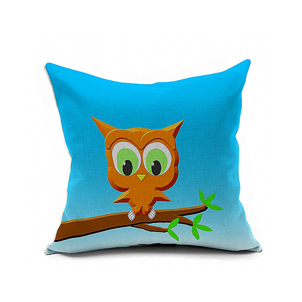 Cotton Flax Pillow Cushion Cover Flower Bird   HN063 - Mega Save Wholesale & Retail
