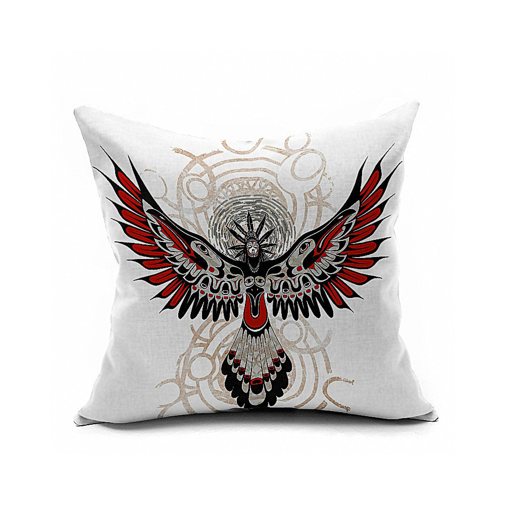 Cotton Flax Pillow Cushion Cover Flower Bird   HN067 - Mega Save Wholesale & Retail