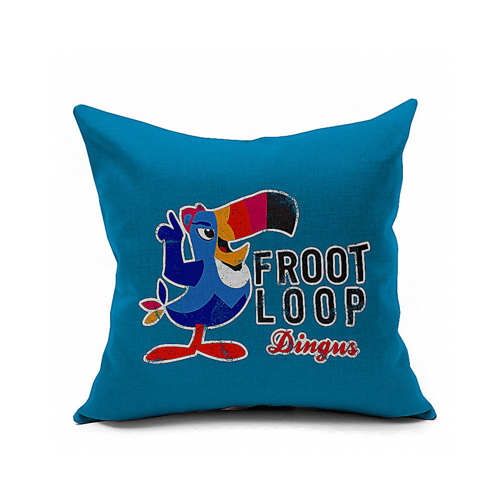 Cotton Flax Pillow Cushion Cover Flower Bird   HN069 - Mega Save Wholesale & Retail