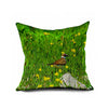 Cotton Flax Pillow Cushion Cover Flower Bird   HN074 - Mega Save Wholesale & Retail